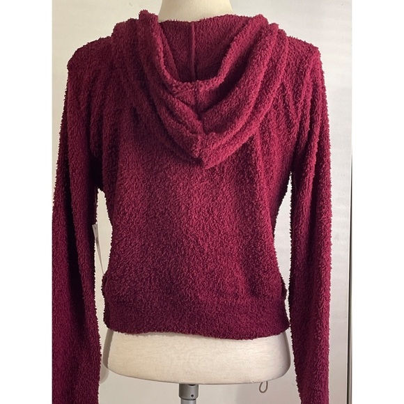 NWT Juniors' SO Sweater-Like Cozy Zip Hoodie Size Extra Small - Picture 4 of 6